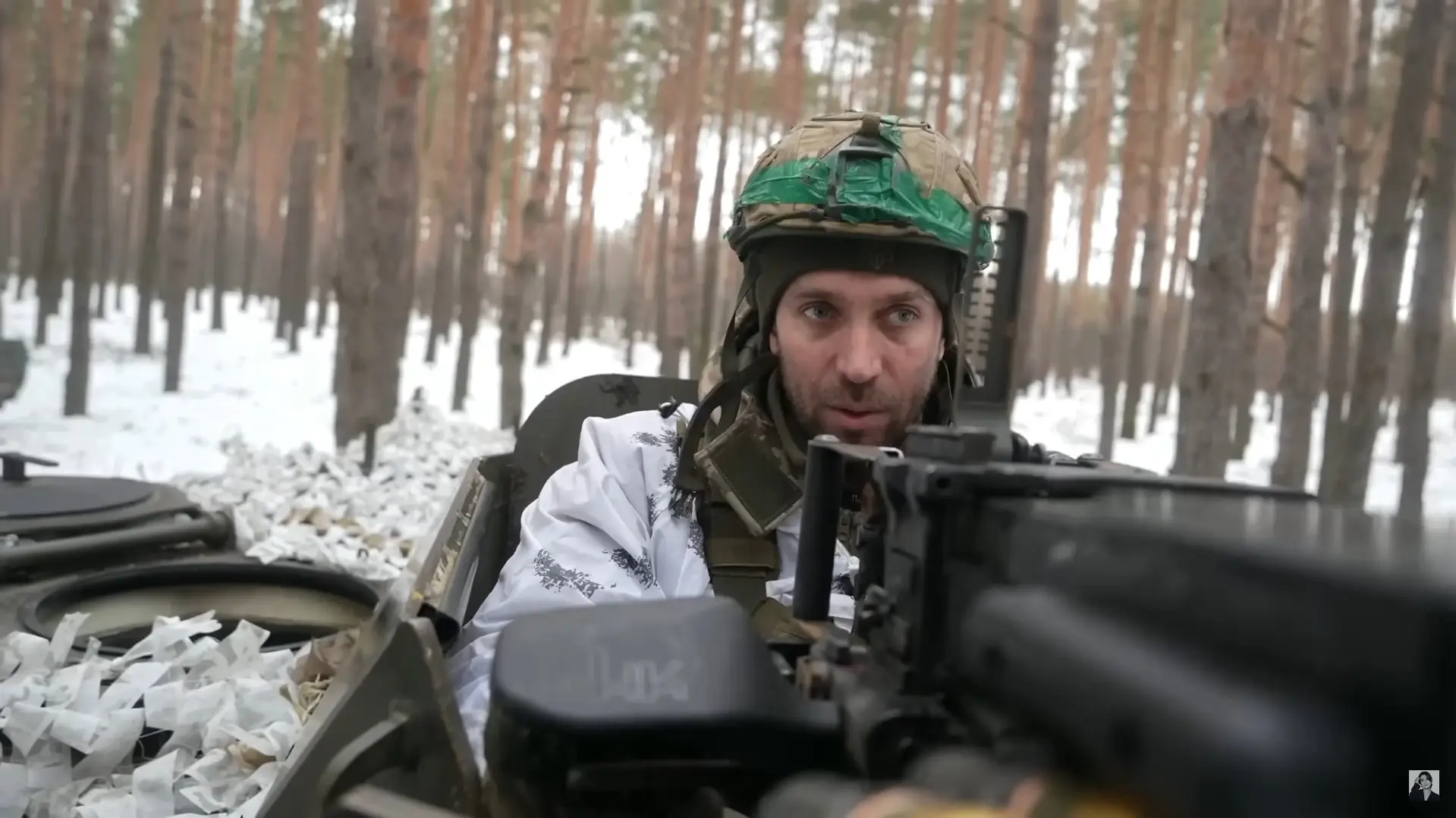 GMG mounted on a Slovenian-delivered Valuk APC