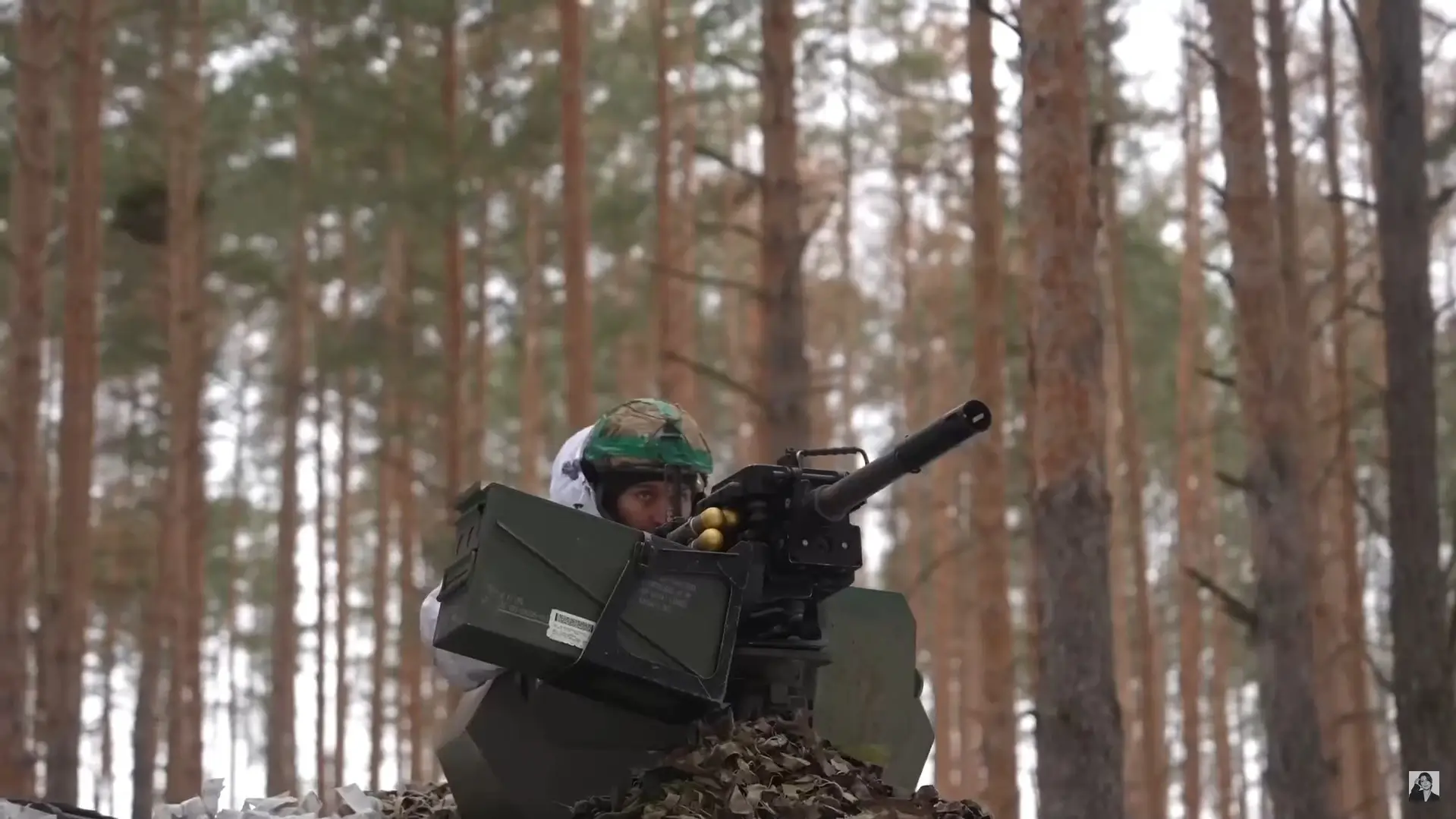 GMG mounted on a Slovenian-delivered Valuk APC