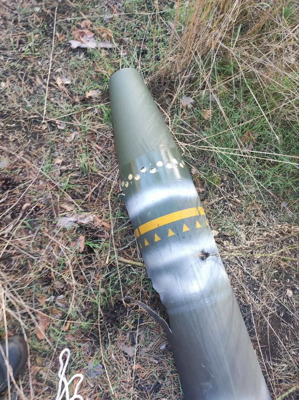 Remains of a DM1443 rocket