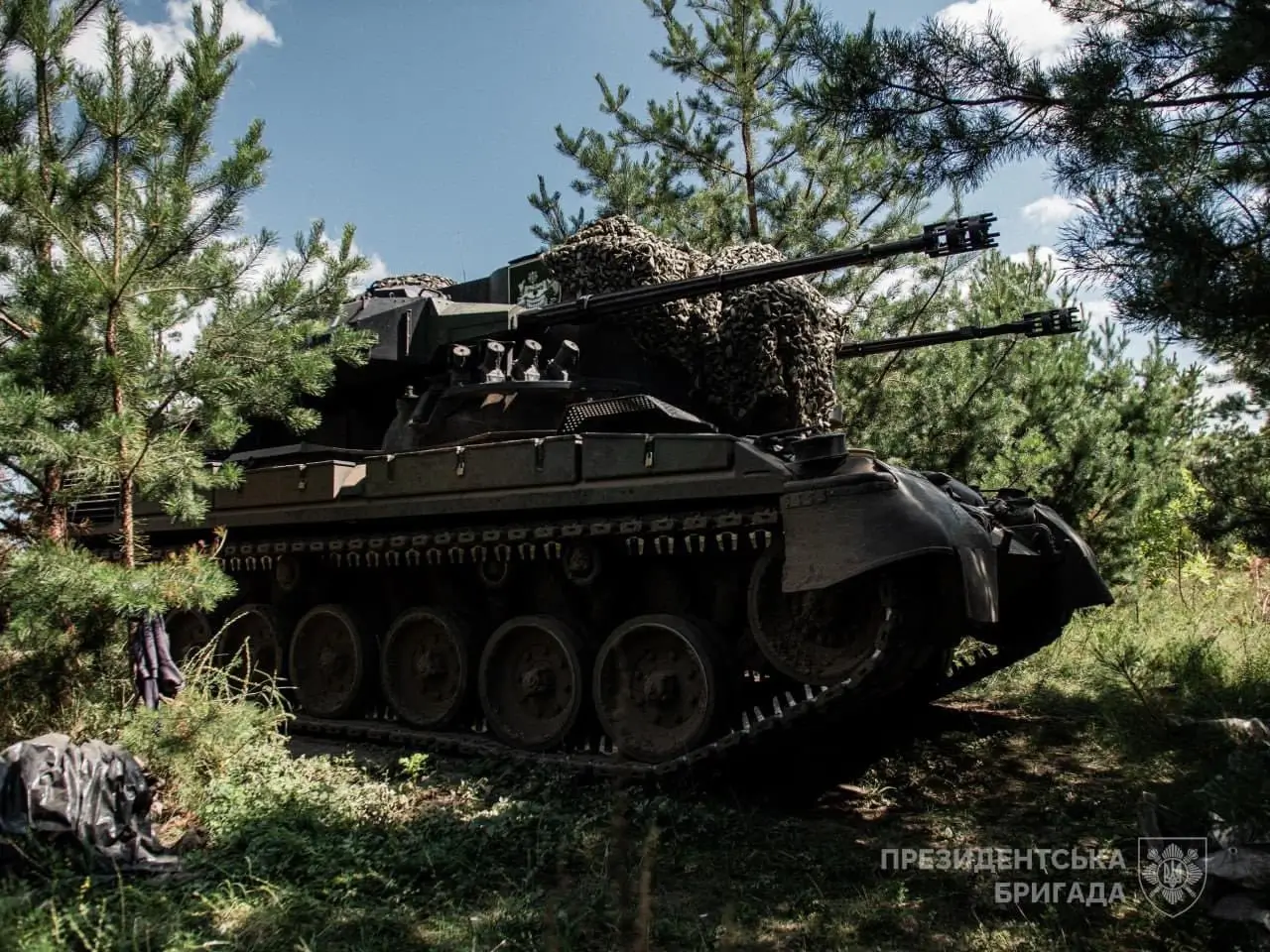 Gepard in service with the Separate Presidential Brigade