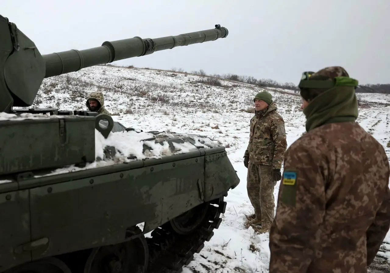 Leopard 1A5 in the Kharkiv region close to the frontline