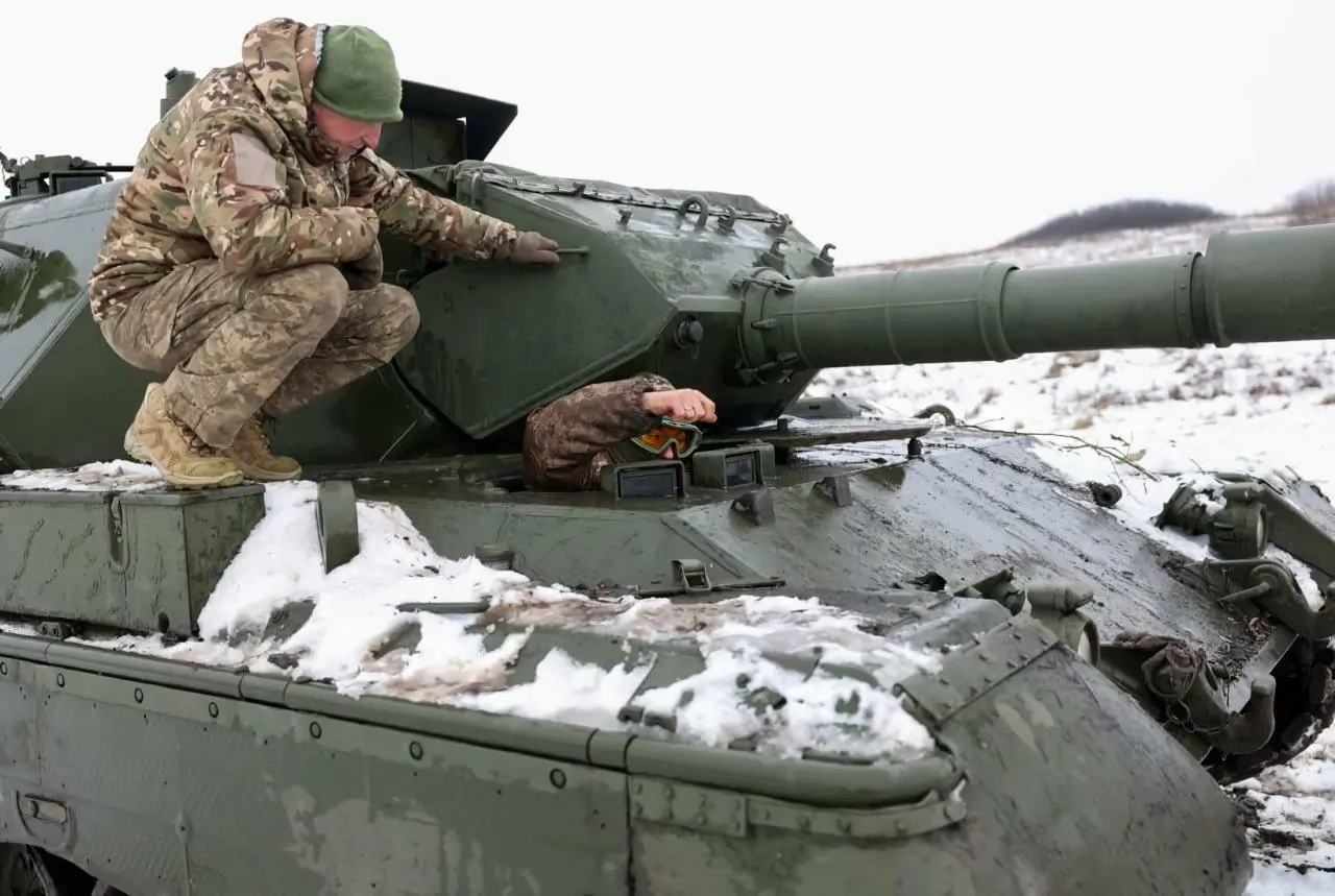 Leopard 1A5 in the Kharkiv region close to the frontline