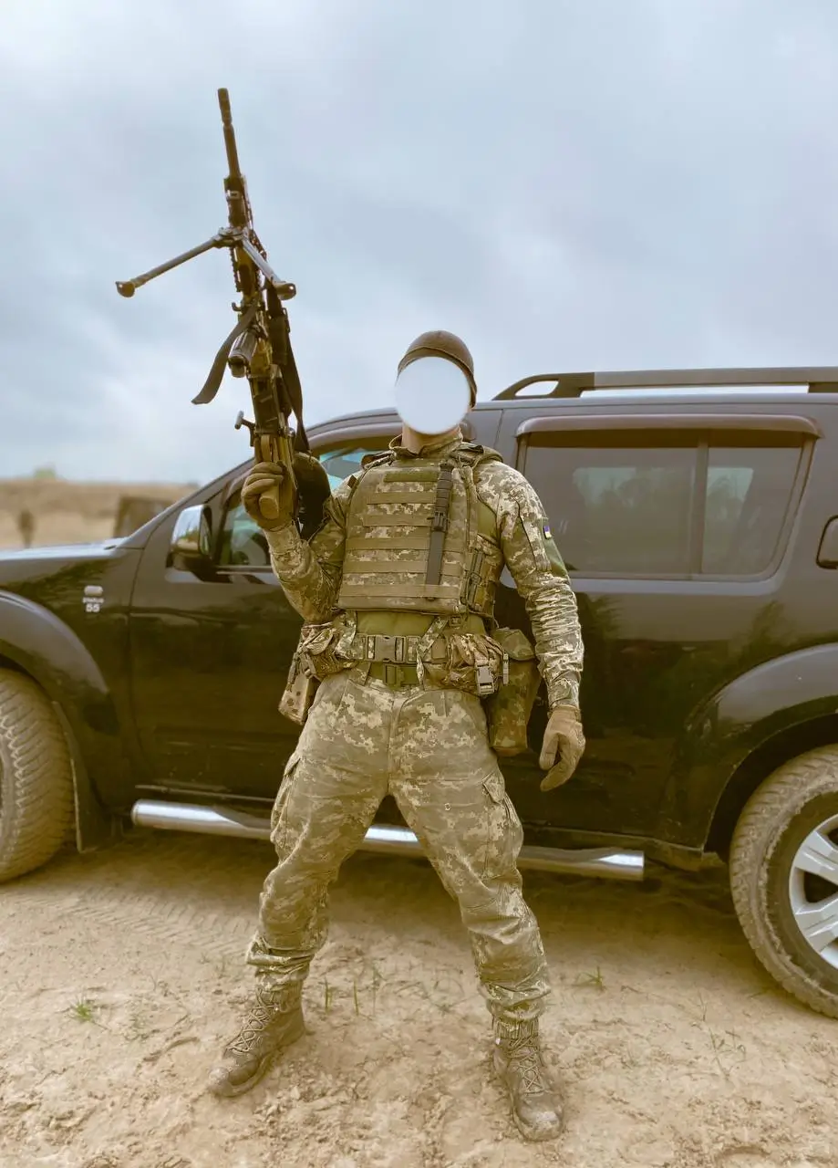 A MG5 in service with a Ukrainian soldier of the Sibr Battalion