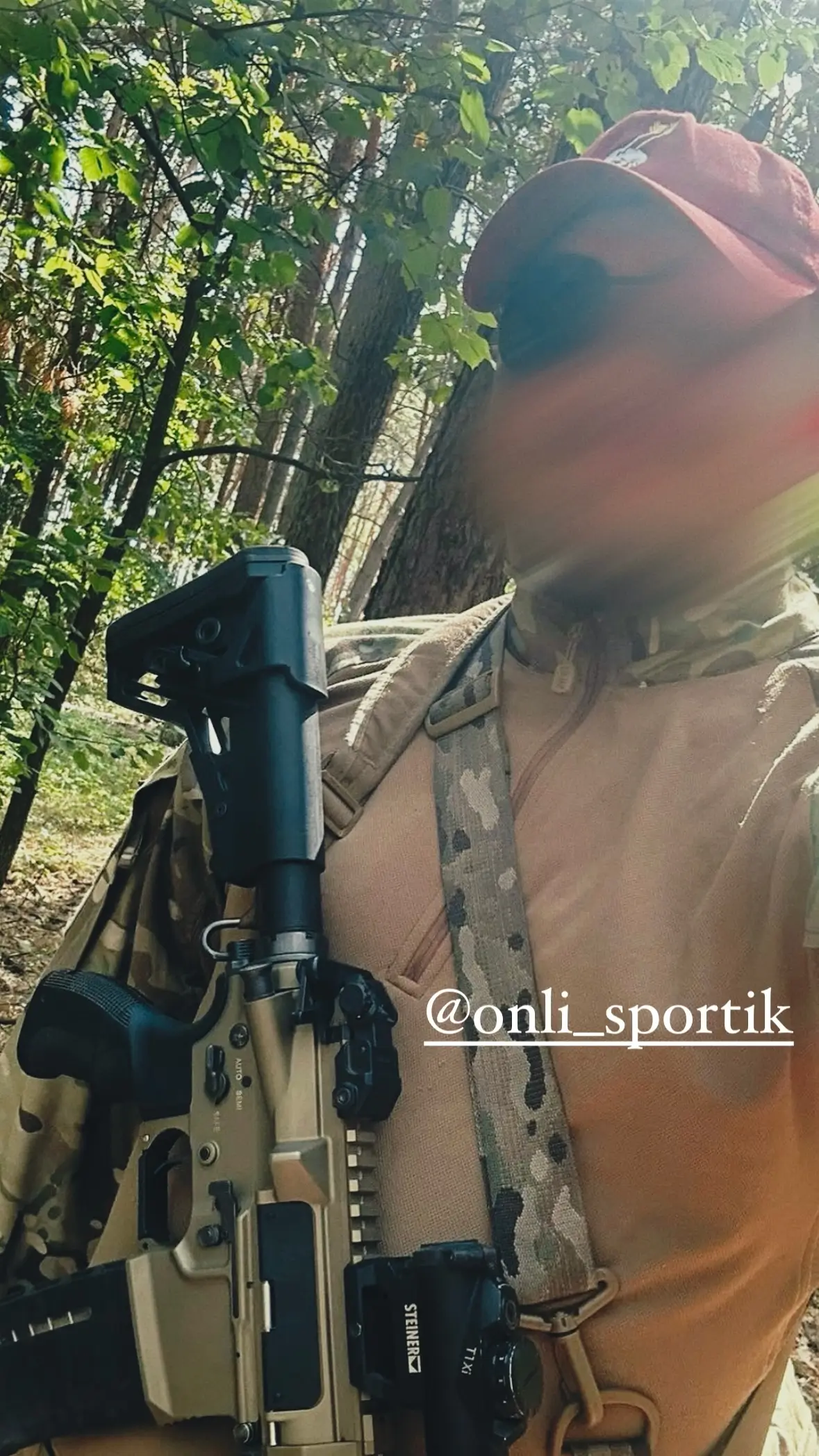 MK 556 assault rifle in service with an unknown Ukrainian SOF