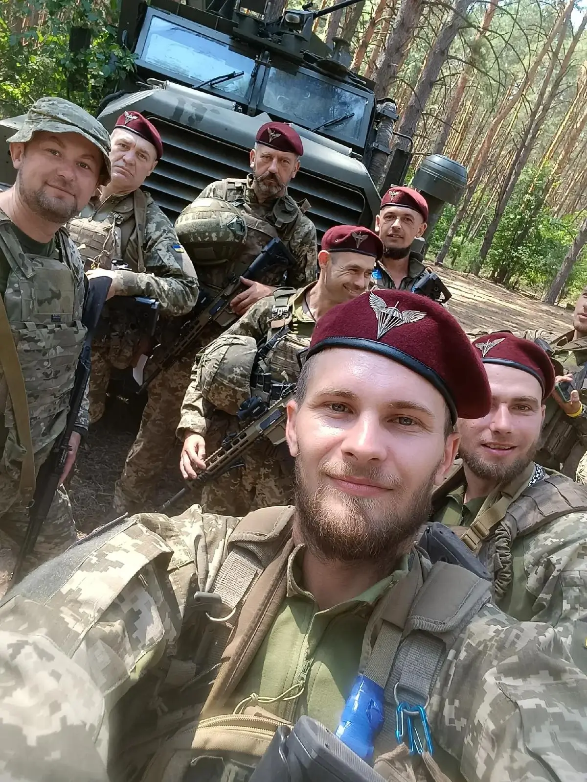 MK 556 assault rifle in service with Ukrainian soldiers