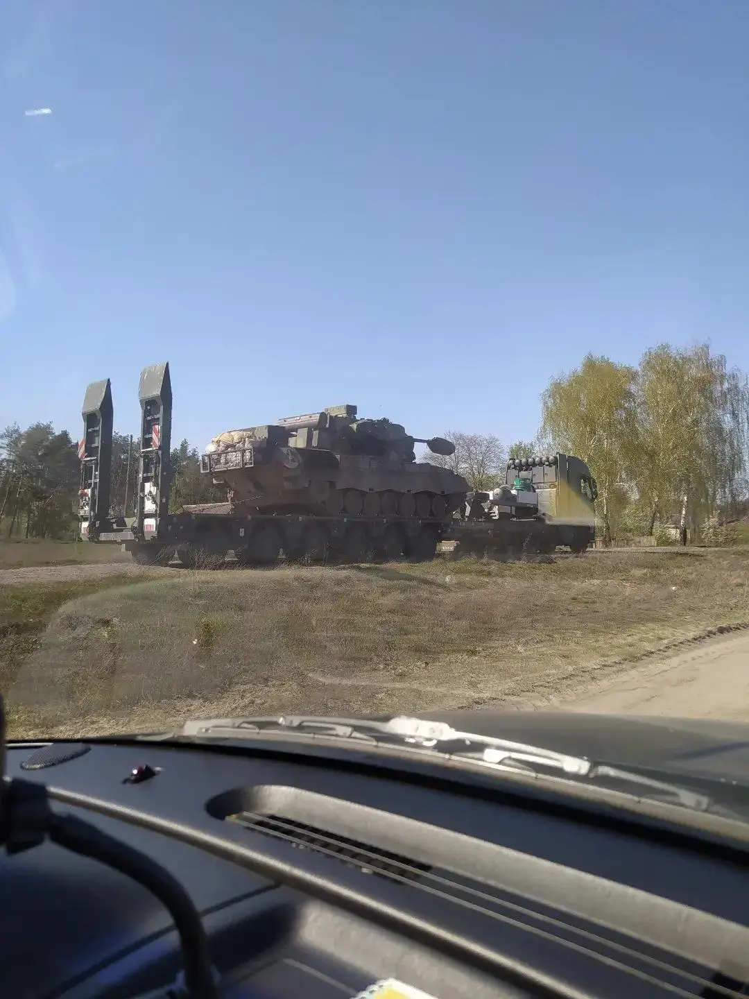 Cheetah SPAAG on a truck