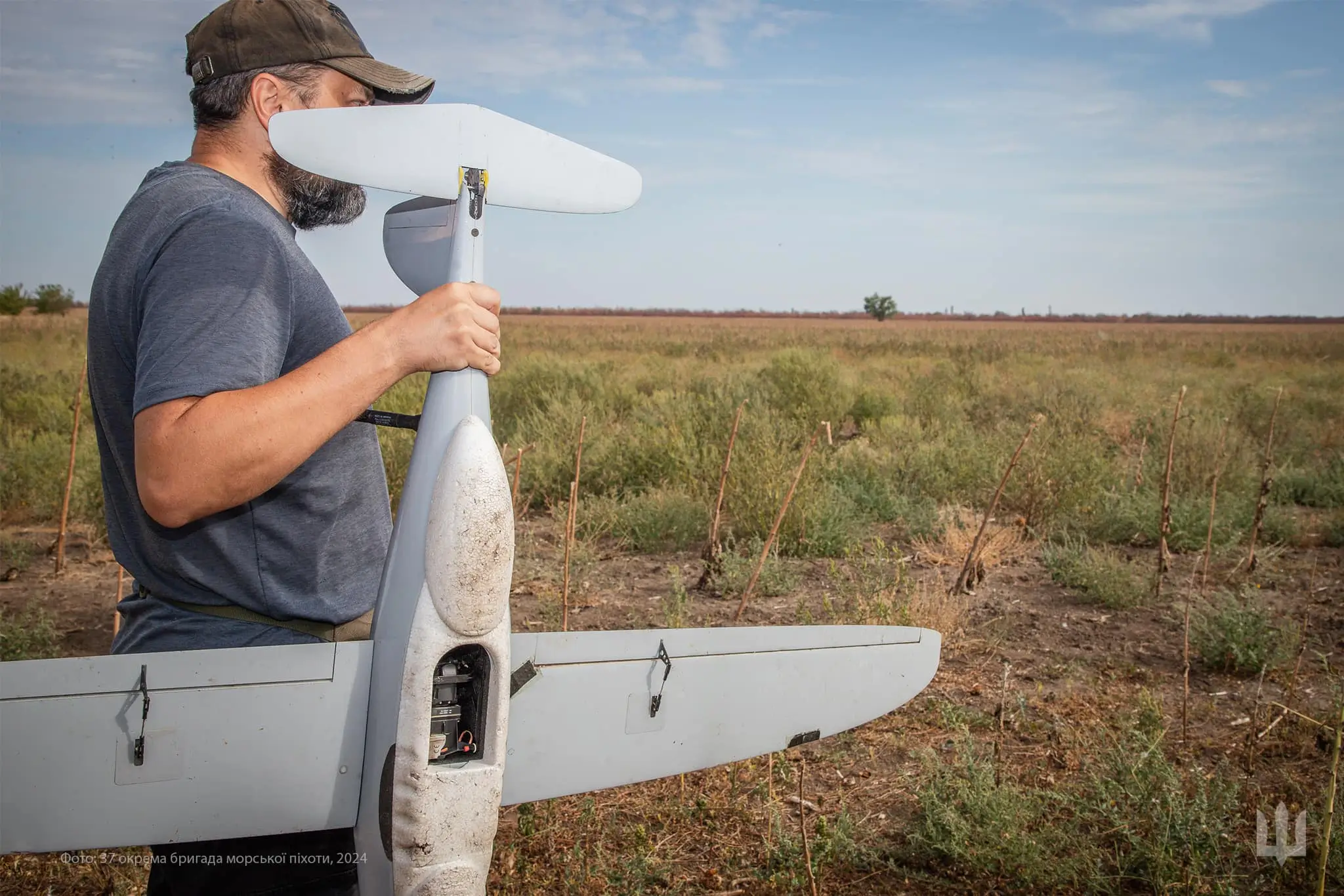 RQ-35 Heidrun UAV in service with the 37th Separate Marine Brigade