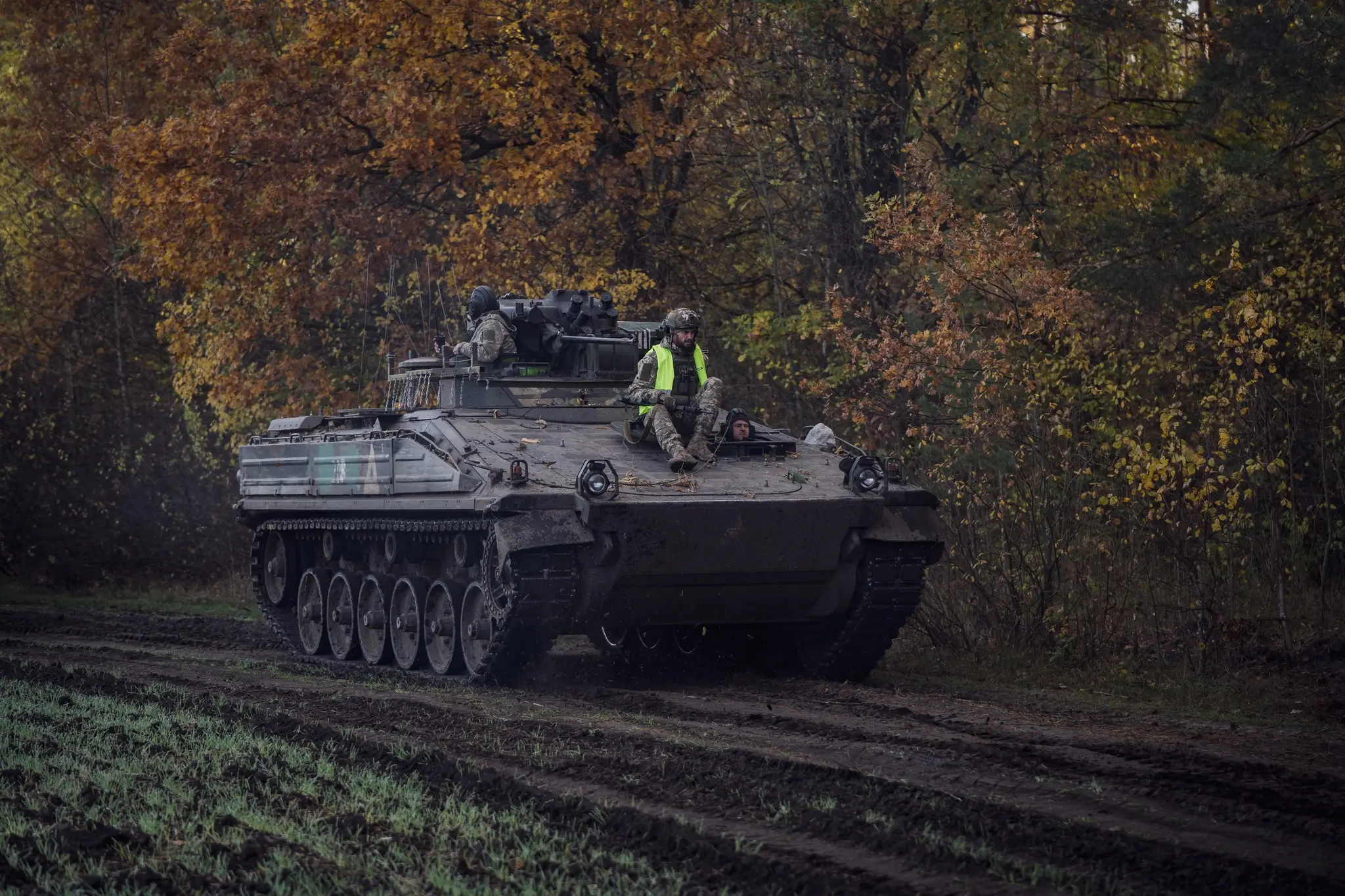 Marder 1A3 IFV driving