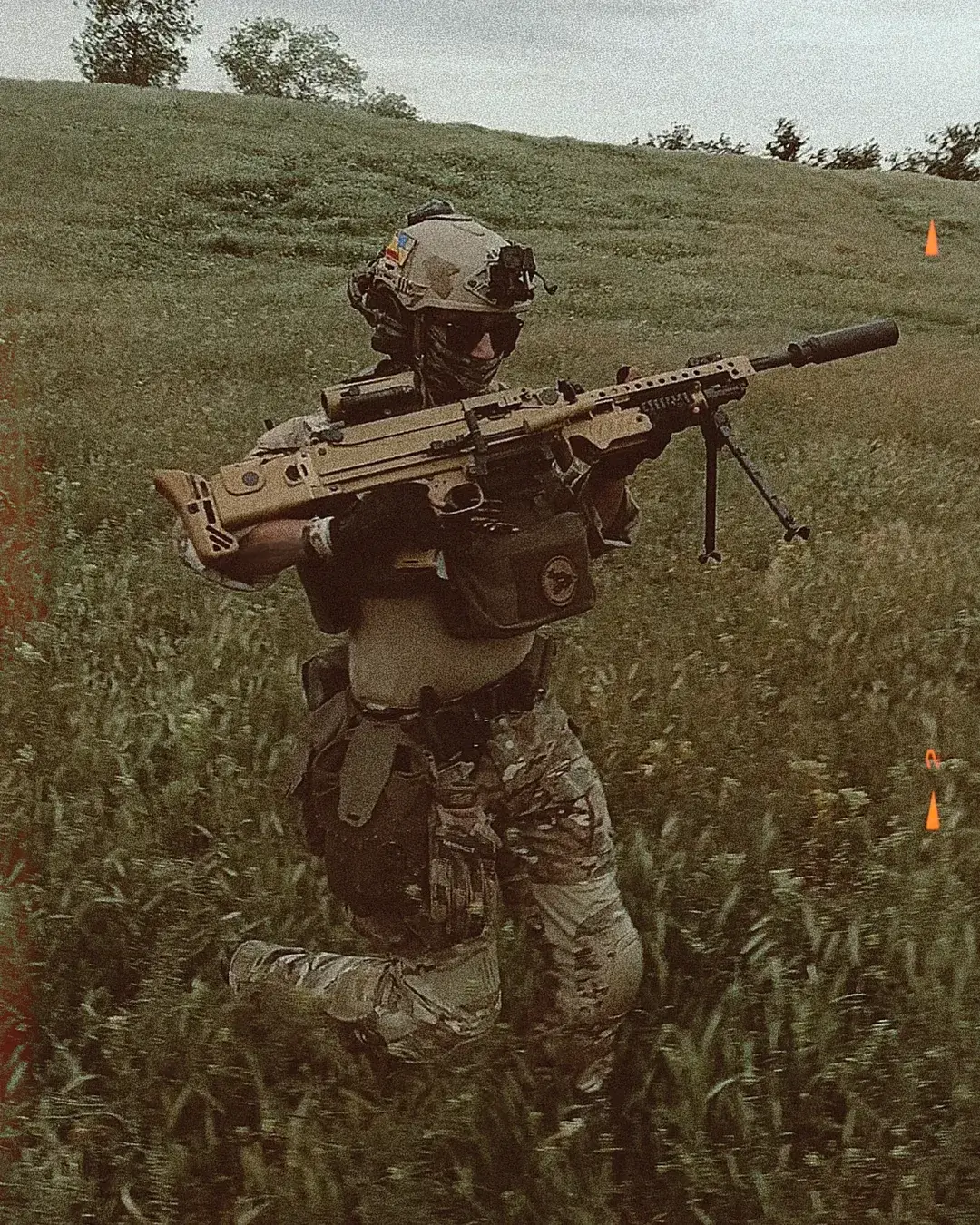 Spanish volunteer with an MG5