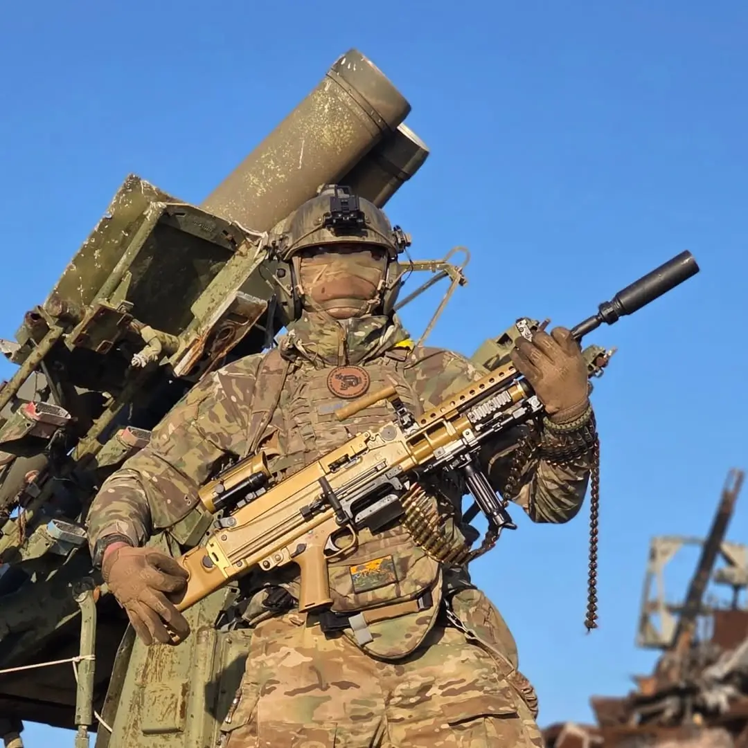 Ukrainian SOF with an MG5