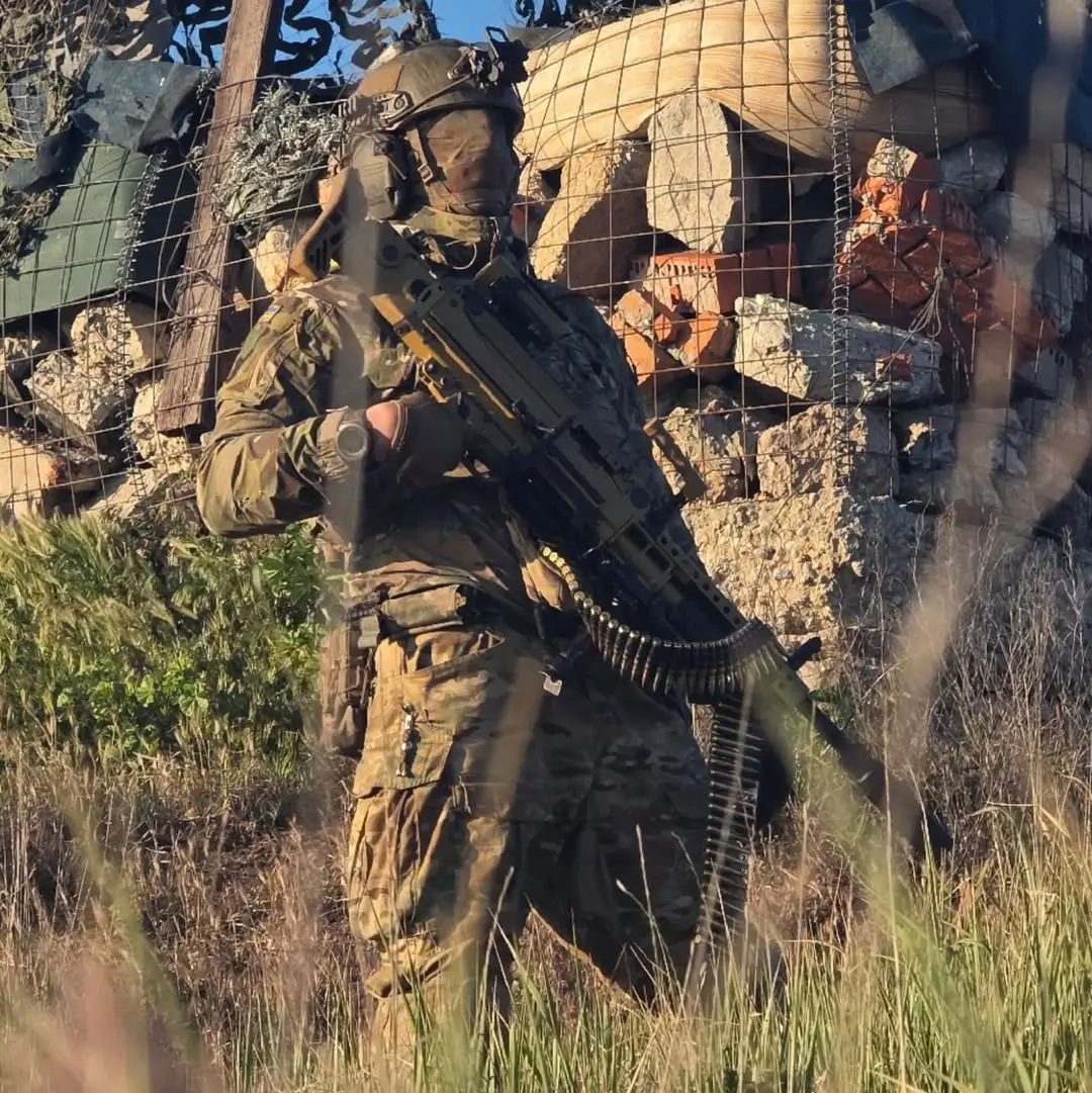 Ukrainian SOF with an MG5