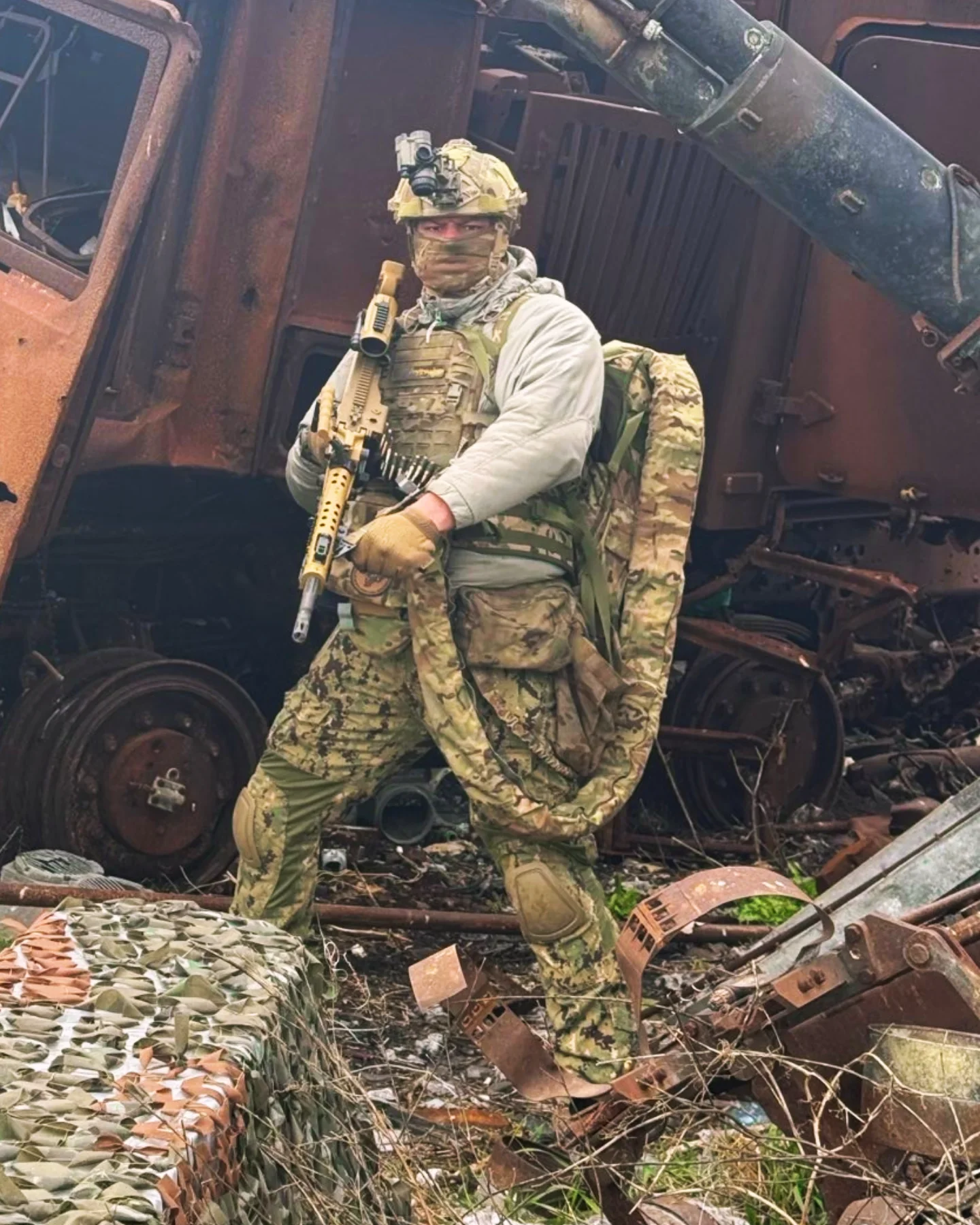 Ukrainian SOF with an MG5