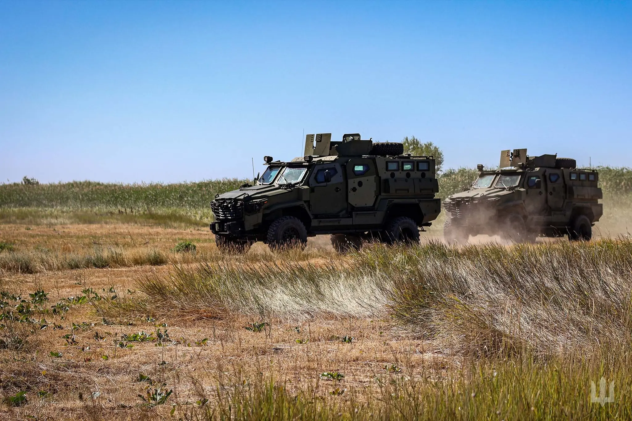 Two FFG APCs during a training exercise