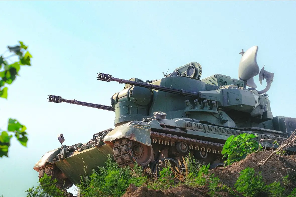 Gepard SPAAG in service with the Air Command East