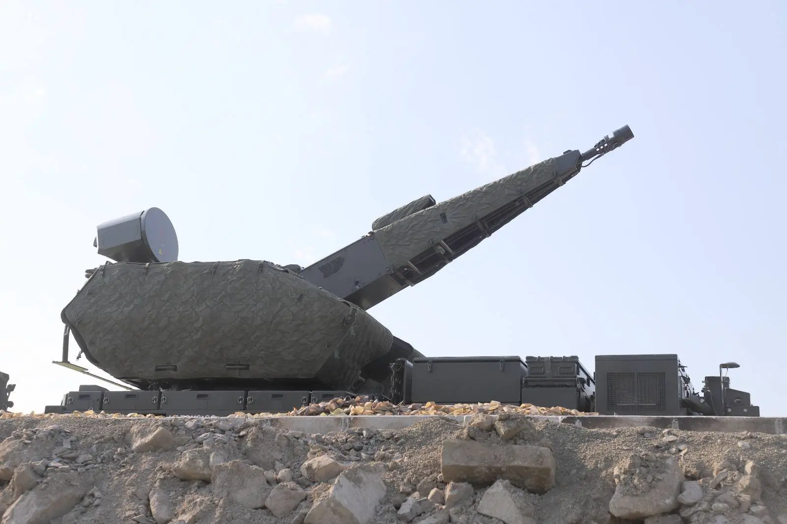 Skynex Oerlikon Revolver Gun Mk3 fitted with SolarΣShield