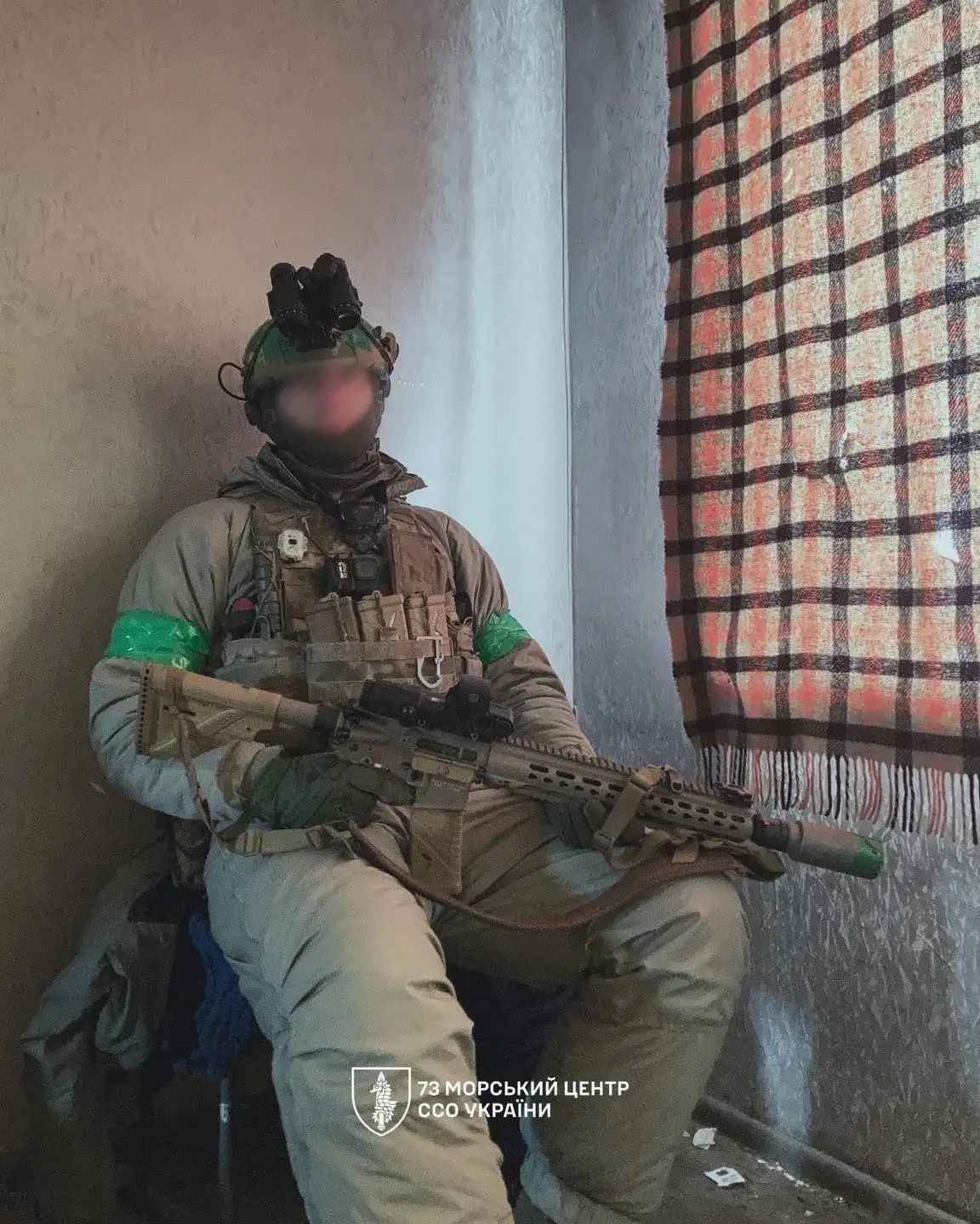 SOF shown with his HK416