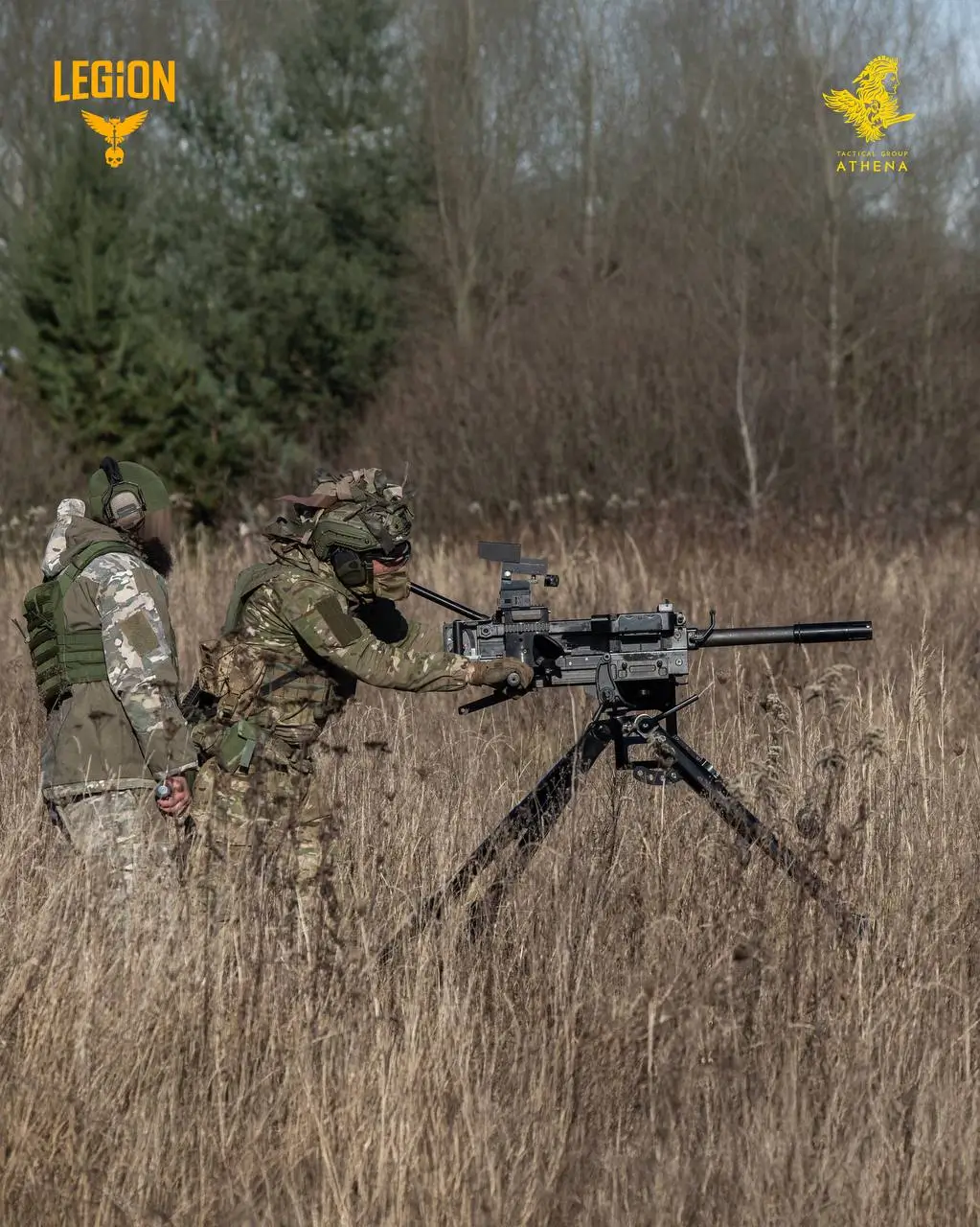 Soldier operates an HK GMW