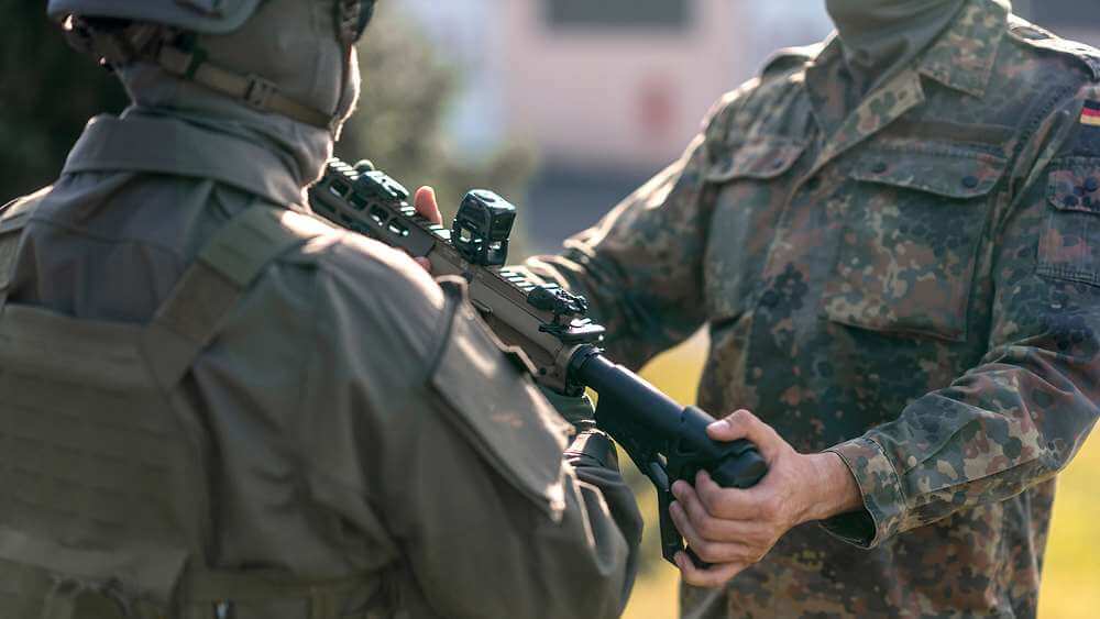 Firearms training of Ukrainian special forces