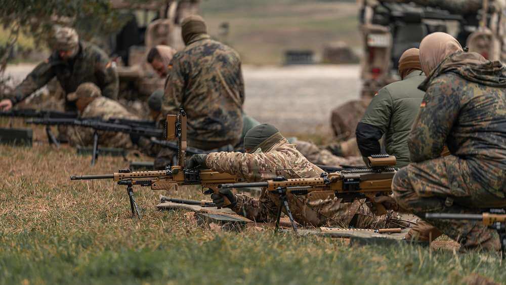 Firearms training of Ukrainian special forces - MG3 and MG5