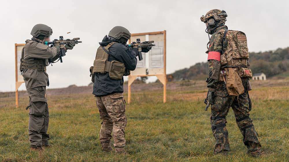 Firearms training of Ukrainian special forces