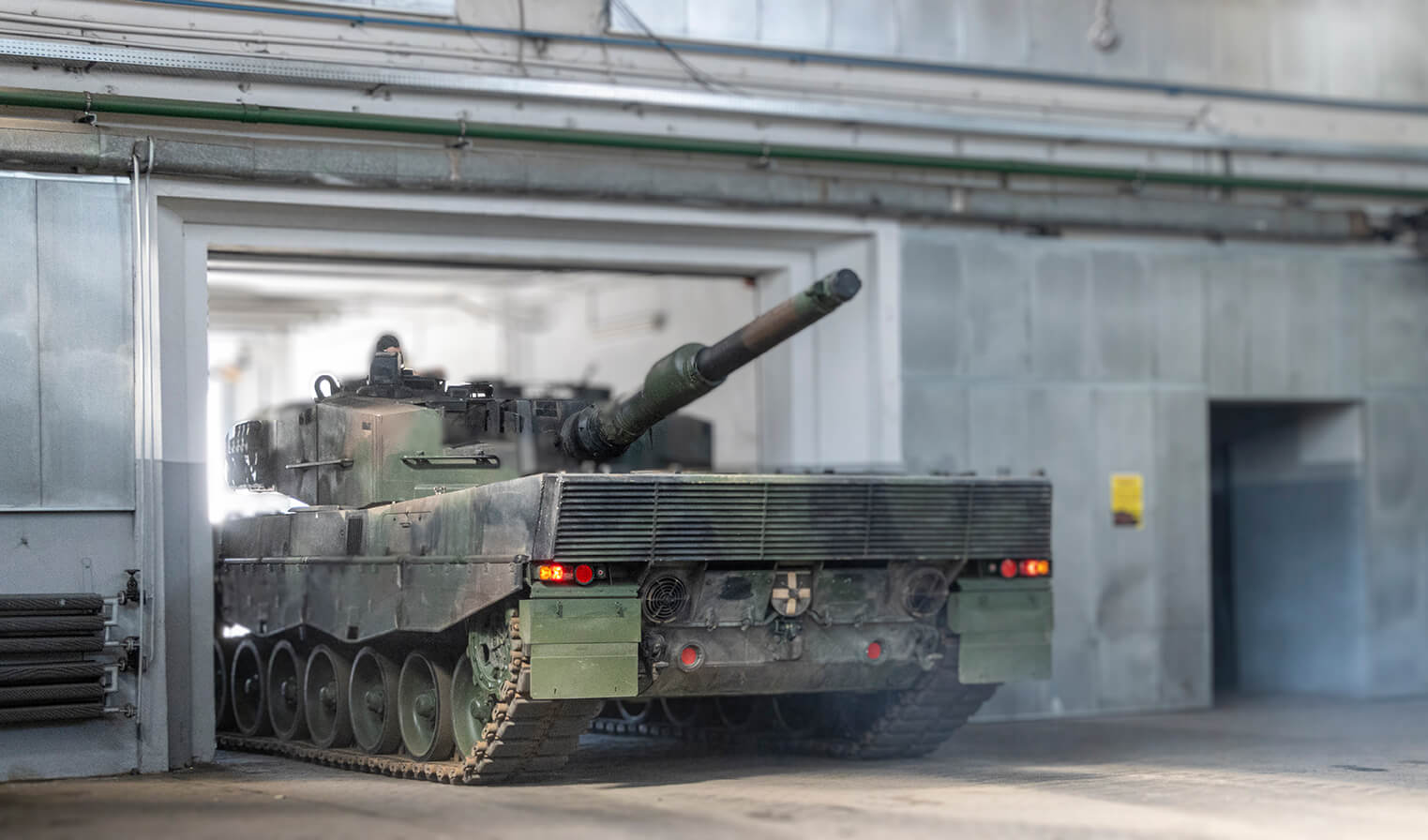 Repaired Leopard 2A4 in Poland