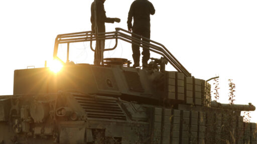 Leopard 1A5 with ERA and drone net