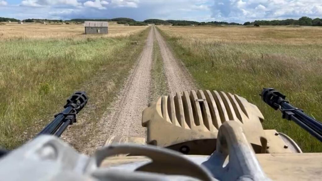 An ex-Qatari Gepard SPAAG on a German military training site