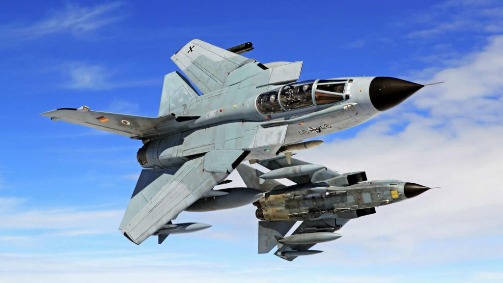 Two Tornado fighter aircraft