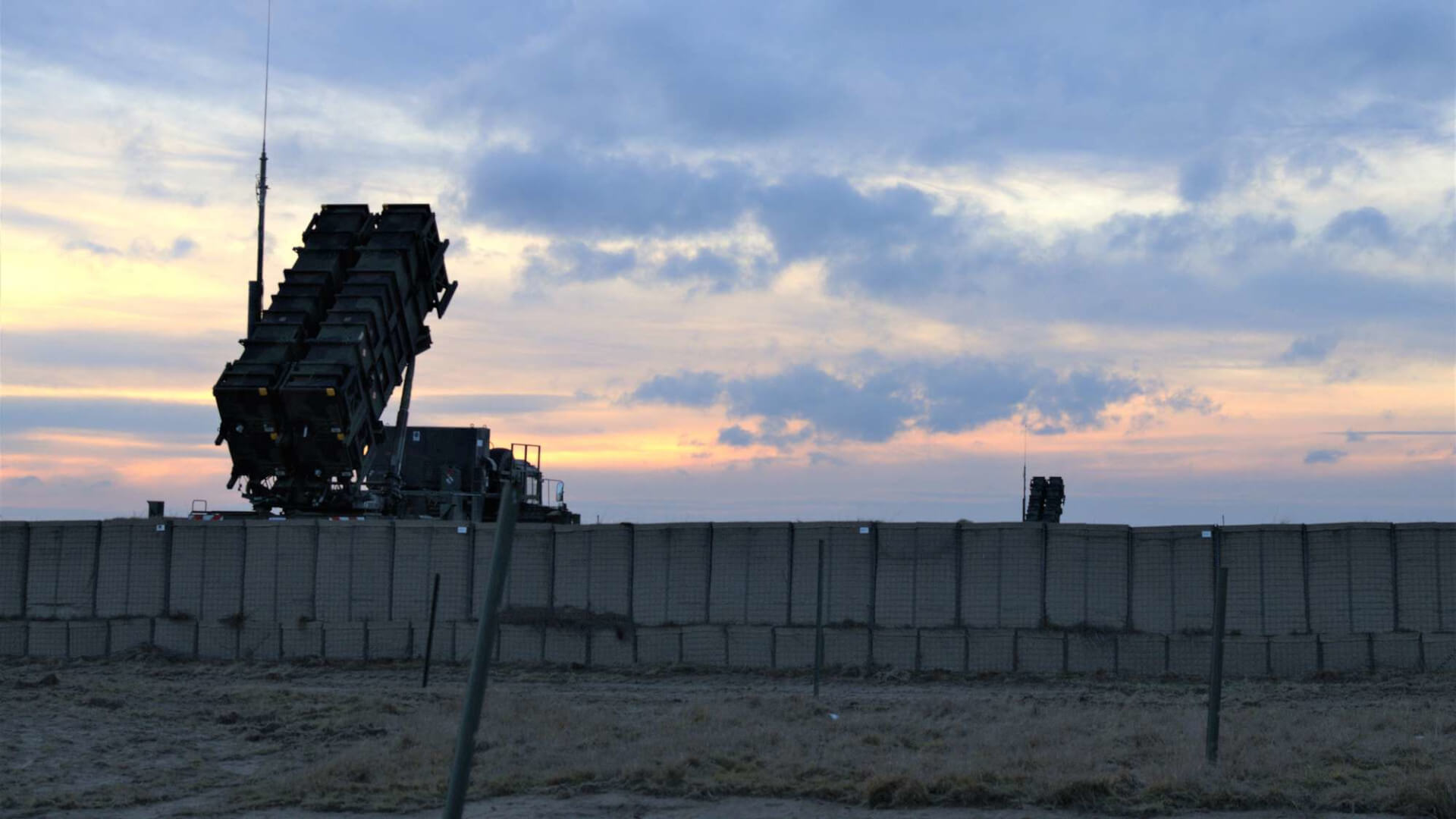 Bundeswehr Patriot components near Rzeszów
