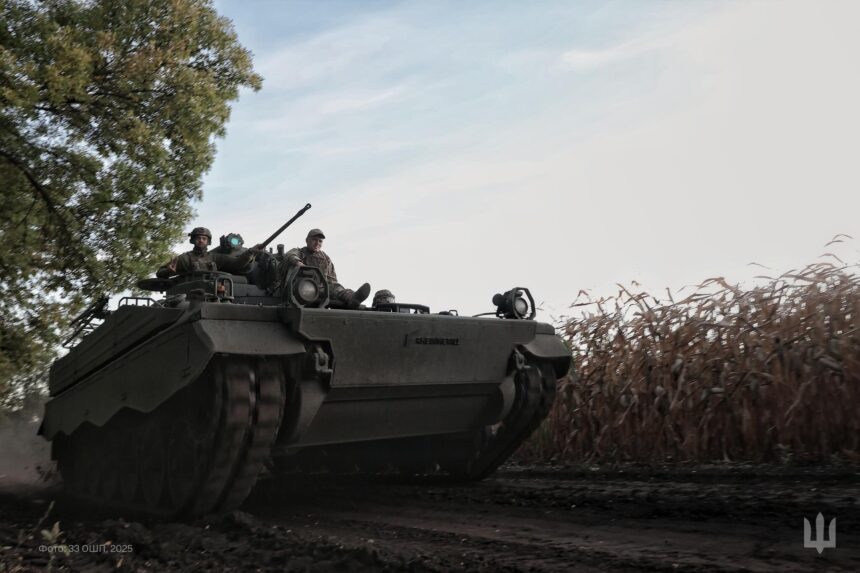 A Marder 1A3 IFV in service with the 33rd Assault Regiment