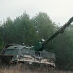 A German-supplied ex-Qatari PzH 2000 somewhere in Ukraine