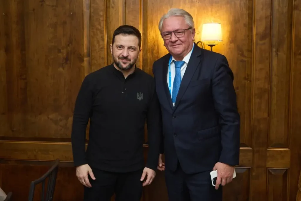 Zelenskyy and Papperger meet