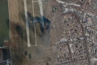 Chuhuiv Airbase in Kharkiv 2022